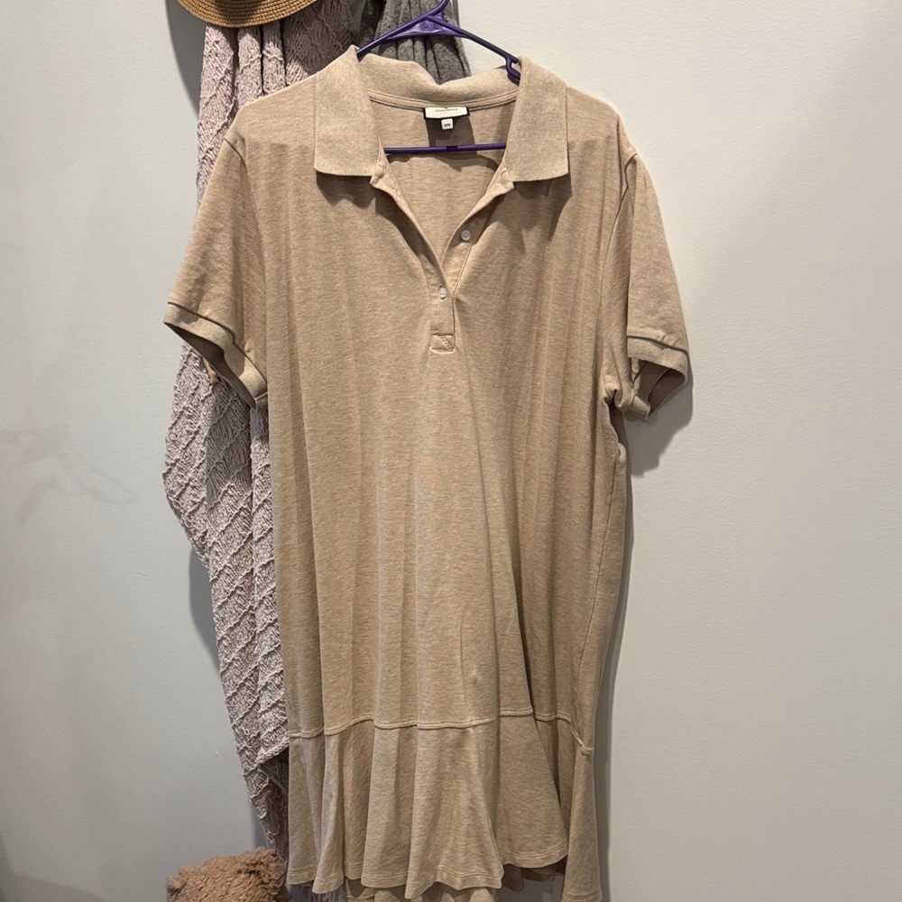 Tuckernuck Stone Polo Knit Top